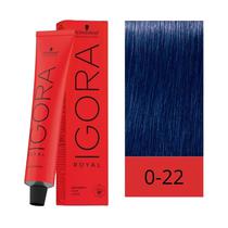 Crema de Coloracion Schwarzkopf Igora Royal 0-22 Mezcla Azul 60GR