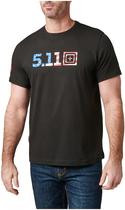 Camiseta 5.11 Tactical Usa Flag Fill 76253-019 - Masculina