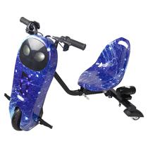 Moto Triciclo Eletrico KEEN-1 360 com Power Bank Suporta 50KG Aprox. / 150W / Recarregavel / LED - Galaxia Azul 2