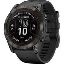 Smartwatch Garmin Fenix 7X Pro 010-02778-13 Sapphire Solar com Tela 1.4" GPS/Wi-Fi/Bluetooth - Carbon Grey/Black