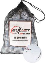 Bola de Golfe Bullet Distance Ball White (30 Unidades)