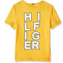 Camiseta Tommy Hilfiger Infantil Masculino M/C KB0KB05428-ZBC-00-04 Golden Glow