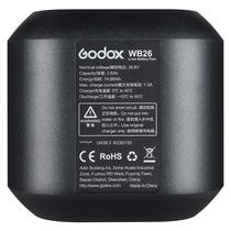 Bateria Godox WB26 para Flash - Preto