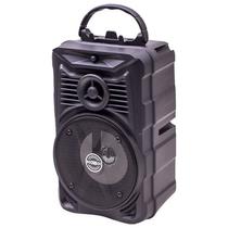 Speaker / Caixa de Som Portatil Soonbox S5 K0098 / 4" / com Microfone / Bluetooth 5.0 / FM Radio / TF Card / Aux / USB / 5W / USB Recarregavel - Preto