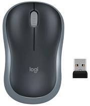 Mouse Wireless Logitech M185 - Black/Gray