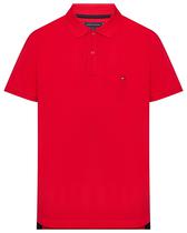 Camisa Polo Tommy Hilfiger MW0MW30756 XLG Contrast Placket Reg Polo Masculina