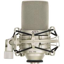 Kit de Microfone Profissional Condensador para Gravacao MXL 990