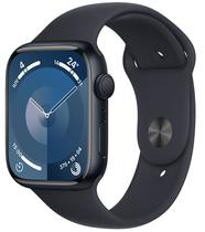 Apple Watch Series 9 MR9A3LW/A 45MM GPS - Midnight Aluminum/Sport Band (Caixa Feia)