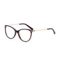 Armacao para Oculos de Grau Christie's CS4543 C.800 Tam. 53-17-140MM - Animal Print/Dourado