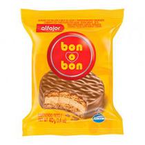 Alfajor Arcor Bon O Bon Recheio Amendoim Cobertura Chocolate Ao Leite 40G