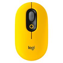Mouse Logitech Pop Emoji Wireless - Amarelo (910-006549)