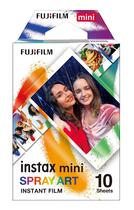 Papel Termico Fujifilm Instanx Mini - Spray Art (10 Unidades)