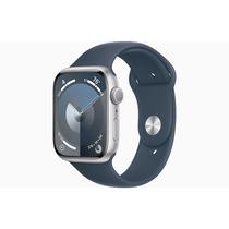 Apple Watch Series 9 de 45MM MR9E3LW/A GPS M/L (Caixa de Aluminio Prateado/Pulseira Esportiva Blue)