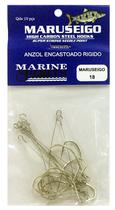 Anzol Encastoado Marine Sports Super Maruseigo Nickel 18 com 10 PCS