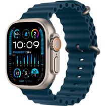 Apple Watch Ultra 2 (GPS + Cellular Caixa de Titanio Em Prata e Correia Esportiva Em Cor Blue Ocean 49 MM)