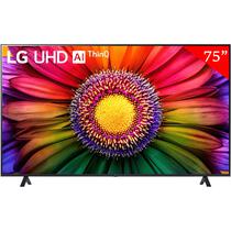 Smart TV LED de 75" LG 75UR8750PSA 4K com Bluetooth/HDMI/USB/Webos (2023) - Preto