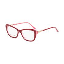 Armacao para Oculos de Grau Visard BC8175 C3 Tam. 53-17-140MM - Vermelho/Rosa