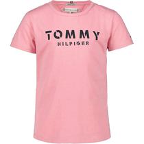Camiseta Tommy Hilfiger Infantil Feminina M/C KG0KG04888-TF4-00 10 Sea Pink