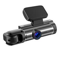 Camera DVR para Carro Blackbox K0174 Dual Lens / HD / 4.16" / 170O / Sensor / Microfone / 5MP / 5V / 1A / 180MAH - Preto