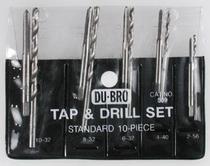 Tap & Drill Kit 10PC Polegada Dubro 509