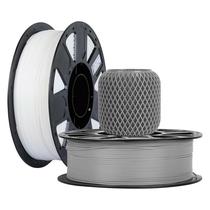 Filamento Creality En-Pla 1KG 1.75MM para Impressora 3D - Branco e Cinza (2 Unidades)
