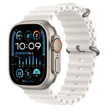 Apple Watch Ultra 2 MREJ3LL/A - Bluetooth - Wi-Fi + e-Sim - 49MM - GPS - Titanium/White Ocean