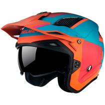 Capacete MT Helmets District SV s Analog D24 - Aberto - Tamanho XL - com Oculos Interno - Matt