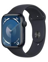 Relogio Apple Watch S9 45MM Midnight Al Midnight Sport Band 's/M' GPS MR993L Model.A2980