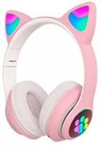 Fone de Ouvido Cat Ear VIV-23M Bluetooth - Pink