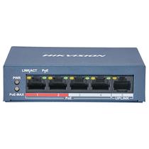 Hub Switch Hikvision DS-3E0105P-e/ M(B) 4 Portas / Poe / RJ-45 10/ 100MBPS
