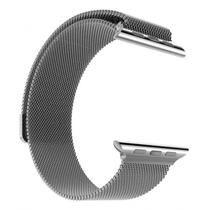 Pulseira / Correia Milanese Loop 4LIFE para Apple Watch 42/44/ 45 MM - Cinza