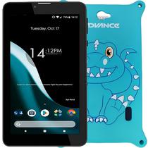 Tablet Advance Prime PR5850 7" 3G + Capa Protetora Azul - Preto
