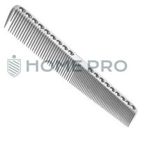 Pente Metal Aluminio para Barbeiros - 18 CM - Prata