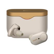 Fone de Ouvido Sem Fio Sony WF-1000XM3 com Bluetooth e Microfono - Prata / Dourado
