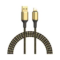 Cable Wiwu GD-100 USB-A A Lightning 2M Dorado - Negro