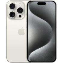 Apple iPhone 15 Pro LL A2848 Esim 128GB 6.1" 48+12/12MP Ios - White Titanium (Caixa Feia)