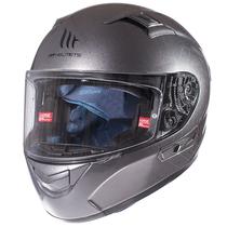 Capacete MT Helmets Kre SV Solid - Fechado - Tamanho XXL - com Oculos Interno - Gloss Titanium