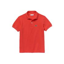 Camiseta Lacoste Polo Infantil Masculino PJ8549-5SX 04A  Vermelho