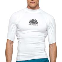Camiseta Termica Sundek Logo M287RSPY100 Tamanho XL Unissex - Branco
