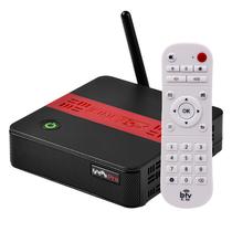 Receptor Fta Cinebox Fantasia Pro Full HD / Wifi / Iptv Con Controle (Sem Acesorios)- Preto/Vermelho
