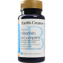 Suplemento Earths Creation Vitamina B Complex - 60 Capsulas