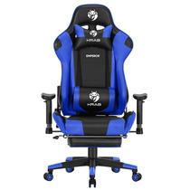 Cadeira Gamer Quanta Krab Emperor KBGC20 - com Apoio Cervical - Ajustavel - Preto e Azul