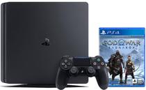 Console Sony Playstation 4 CUH-2215B Slim 1TB 2V God Of War Ragnarok - Jet Black