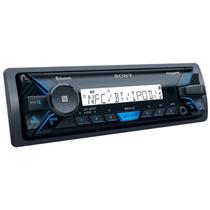 Toca Radio Automotivo Sony DSX-M55BT USB / Bluetooth / NFC / AM / Aux / 55W X4 / Flac / Wma / MP3 com Controle - Preto/ Azul