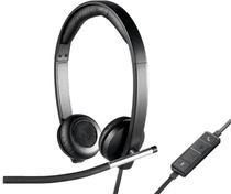 Headset Stereo Logitech H650E 981-000518 - Preto
