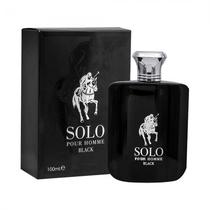 Perfume Fragrance World Solo Pour Homme Black Edp Masculino 100ML