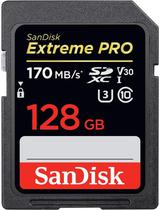 Cartao de Memoria Sandisk SDXC 128GB Extreme Pro 170MB/s Classe 10 (SDSDXXY-128G-GN4IN)
