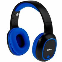 Fone de Ouvido Quanta QTFOB75 / Bluetooth - Preto / Azul
