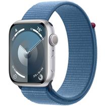 Apple Watch Series 9 de 45MM MR9F3LW/A GPS (Caixa de Aluminio Silver/Correia Sport Loop Blue) (Caixa Feia)