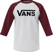 Camiseta Vans MN Vans Classic Ragl WH VN-0002QQBWM - Masculina